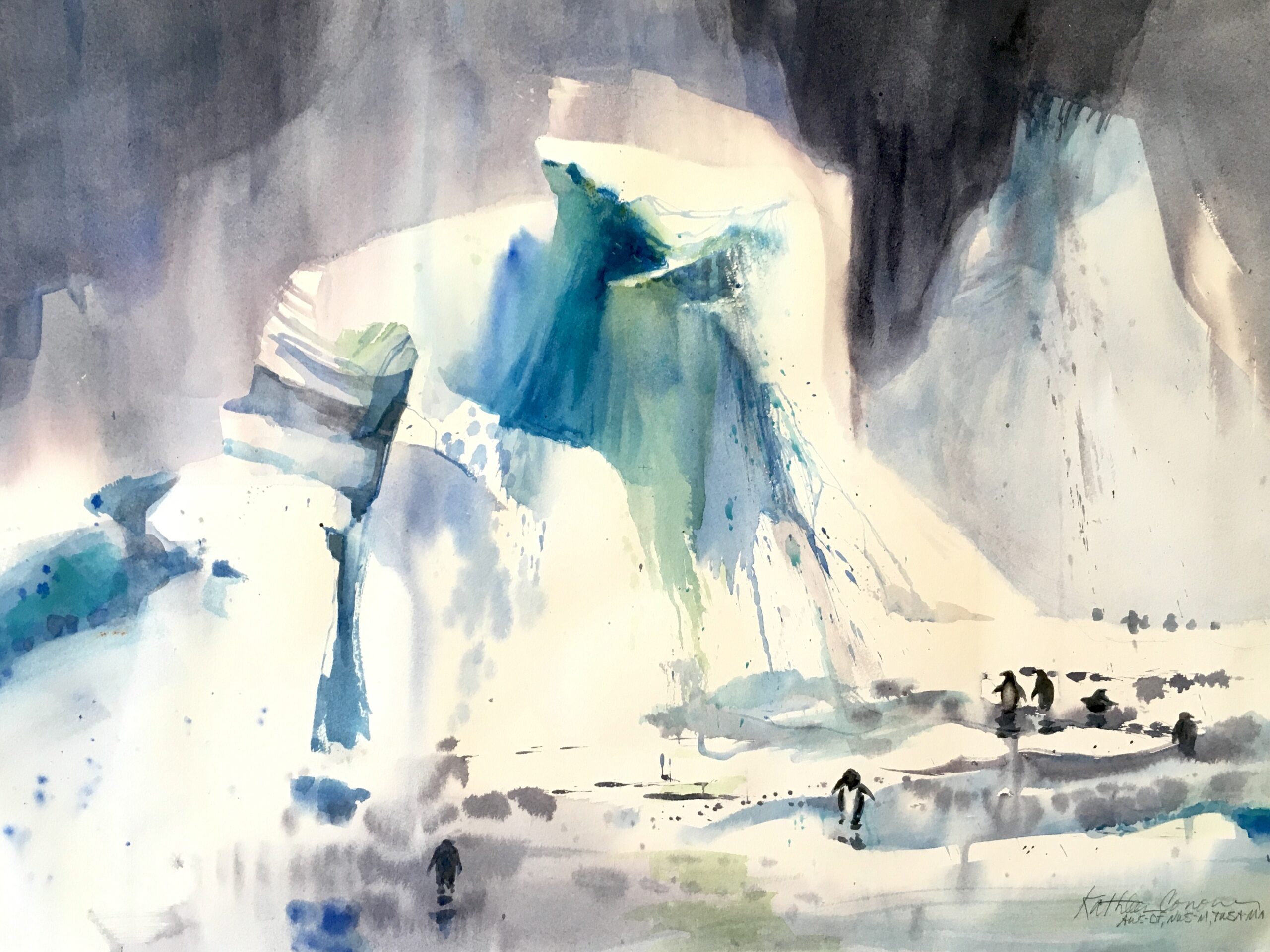 Painting from the Right (and Left) side of the Brain: Watermedia Workshop with Kathleen Conover